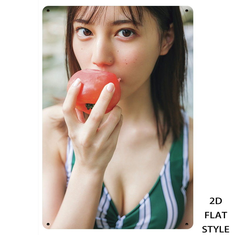 Vintage Metal Tin Sign, Japane - đánh giá và giá Japanese Girl Lifestyle